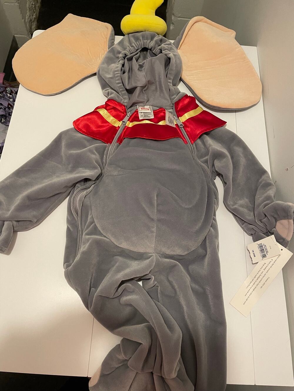 Official Disney Store Brand Toddler Size 18-24 Months Dumbo the Elephant Costume